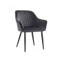 Set of 2 dining chairs, grey