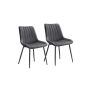 Bar stool set 60x50.1x88.6cm., black