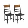 Set of upholstered dining chairs, 2 pcs.