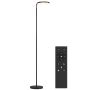 LED floor lamp, Black, 41 × 25 × 166–177 cm