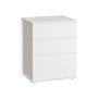 Side table 35x45x58.7cm., white