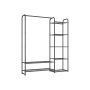 Clothes rack 29x112x158.4cm., black