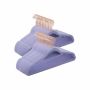 Velvet hangers 50 pcs. purple