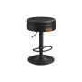 Bar stool 41x41x81cm., black