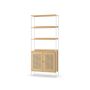Shelf 30x76.4x174.7cm., light brown/white