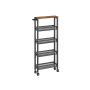 Kitchen shelf 13x45.4x99.6cm., black/brown