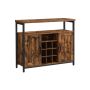 Cabinet LSC094B01 100 x 35 x 81.4 cm., brown/black