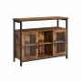 Cabinet LSC095B01 100 x 35 x 80 cm., brown/black