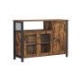 Cabinet 110 x 33 x 75 cm., brown/black