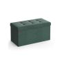 Pouf 38x76x38cm., dark green