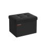 Puf 31x41x31cm., czarny