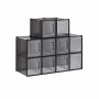 Shoe boxes for high heels, black