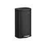 Black kitchen trash can