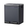 Metal trash can 30 liters