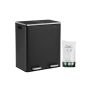 Trash can 60 liters (2 x 30 L) black