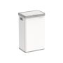 Trash can 41x29.5x67cm., gray/white