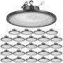 Lampa sufitowa LED VEVOR AR-LHB-150W, 20 szt., 150 W, czarna, 300 × 300 × 80 mm