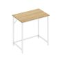 Desk 50x80x76cm., light brown/white