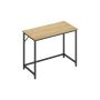 Desk 50x100x76cm., light brown/black