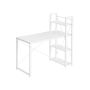 Desk with shelves 56x120x120cm., white