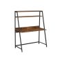 Computer desk with shelves