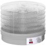 Food dehydrator, 5 trays, Grey, 32 × 32 × 27 cm