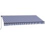 Awning Outsunny 396x300cm., blue/white
