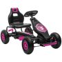 Children's car Homcom 121x58x61cm., black/pink