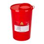 ACTIVESHOP medical waste container, Red