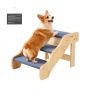 Drewniane schody dla zwierząt VEVOR ZD-25DOG01, 3 stopnie, 580 × 430 × 380 mm