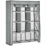 Szafa materiałowa Homcom 125x43x162,5cm., szaro-czarna