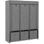 Szafa materiałowa Homcom 125x43x162,5cm., ciemnoszary/czarny