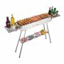 Charcoal barbecue VEVOR VA-C250, Foldable, 1270 × 230 × 770 mm