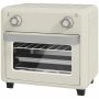 Mini piekarnik Homcom 32x27,2x29,8cm, kolor kremowo-srebrny