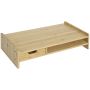 Podstawka pod monitor Homcom 49x25,5x11,5cm, jasnobrązowa