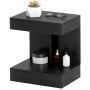 Stolik nocny Homcom 40x30x46cm., czarny