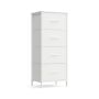 Stolik nocny SONGMICS, 4 szuflady, 39,6 × 95,2 × 30 cm