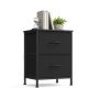 SONGMICS LGS312BH03 stolik nocny, 4 szuflady z materiału, 39,6 × 52,2 × 30 cm
