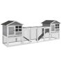 Cage for rodents, two-story, 259 × 64 × 92 cm