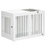 Dog cage PawHut 80x50x56.5cm., white/silver color