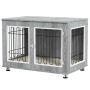 Dog cage PawHut 90x58x65cm., gray/black