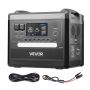 Przenośna bateria elektryczna VEVOR Q2400Pro, 2160 Wh, 39 × 28,1 × 34,3 cm