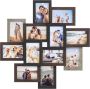 SONGMICS Photo Frame Collage, 12 Frames, Multicolor