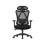 Ergonomiczny fotel biurowy OBN063B01, czarny