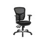 Ergonomiczny fotel biurowy OBN52BK, czarny