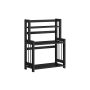 Spice rack 18x41x53cm., black