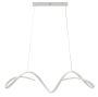 Lampa wisząca LED UTER, biała, 80 × 120 × 20 cm