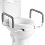 Podwyższona deska sedesowa VEVOR SC7060NA-L-4, z dwoma podłokietnikami, 560 × 499 × 245 mm