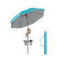 SONGMICS GPU0080Q01 parasol plażowy, pochylany o 30°