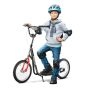 Scooter Homcom 139x58x96cm., black